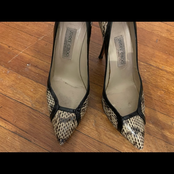 Snake Skin Jimmy Choo Pumps - 39 - Picture 6 of 10